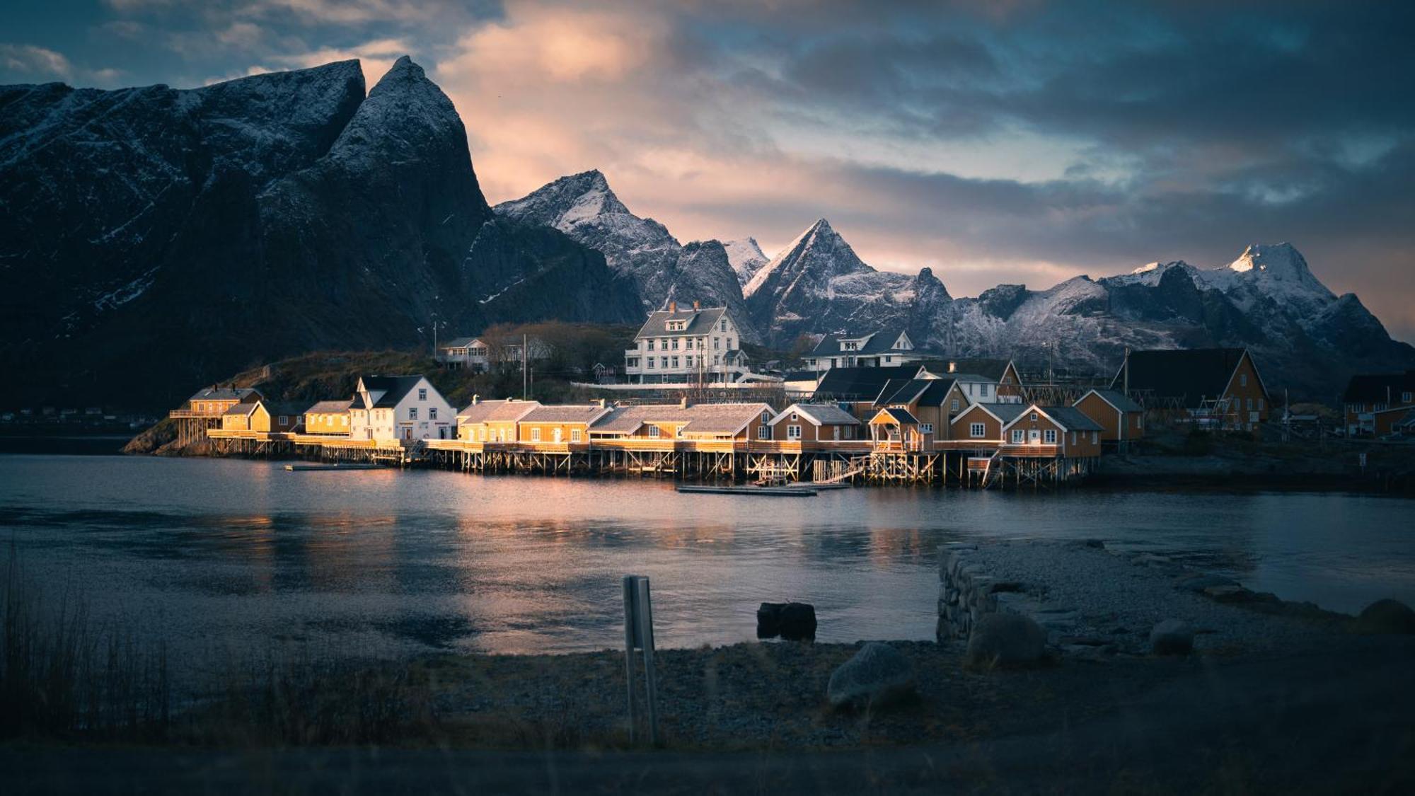 Vila Little White House Reine Exteriér fotografie