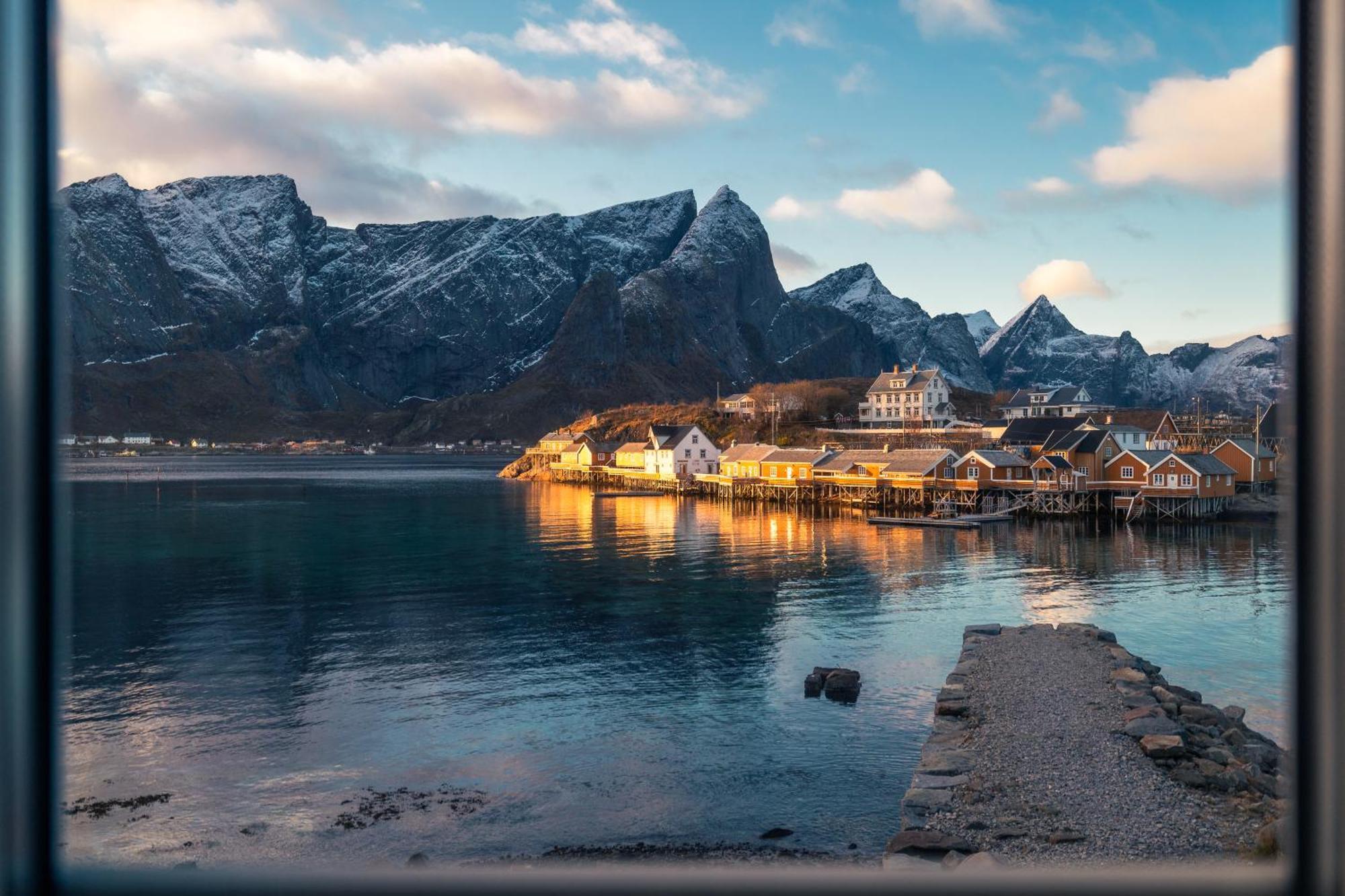 Vila Little White House Reine Exteriér fotografie