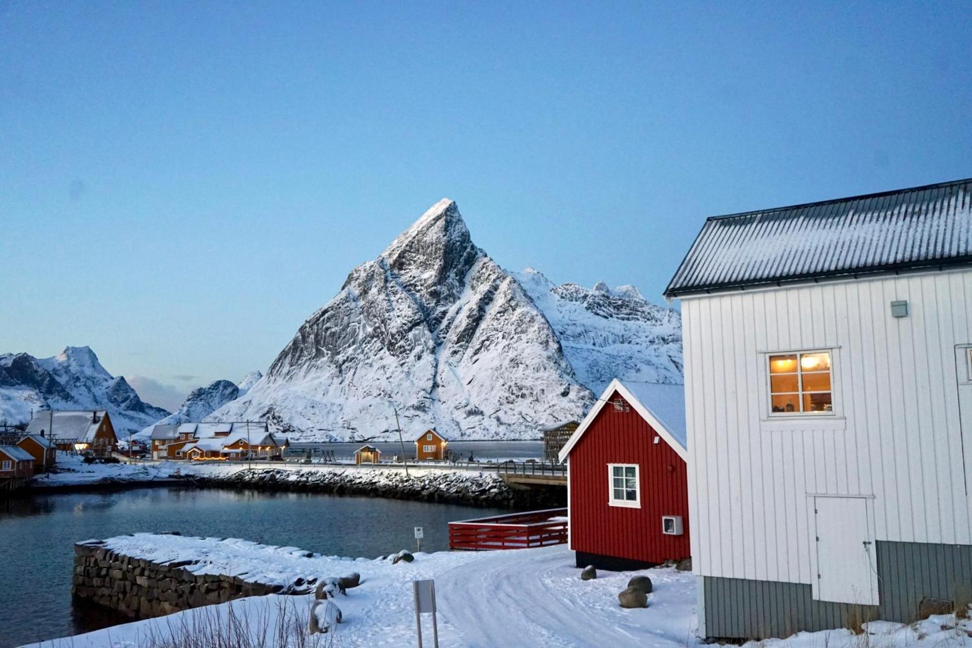 Vila Little White House Reine Exteriér fotografie