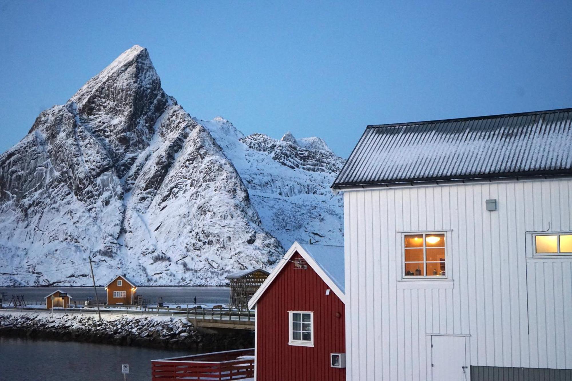 Vila Little White House Reine Exteriér fotografie